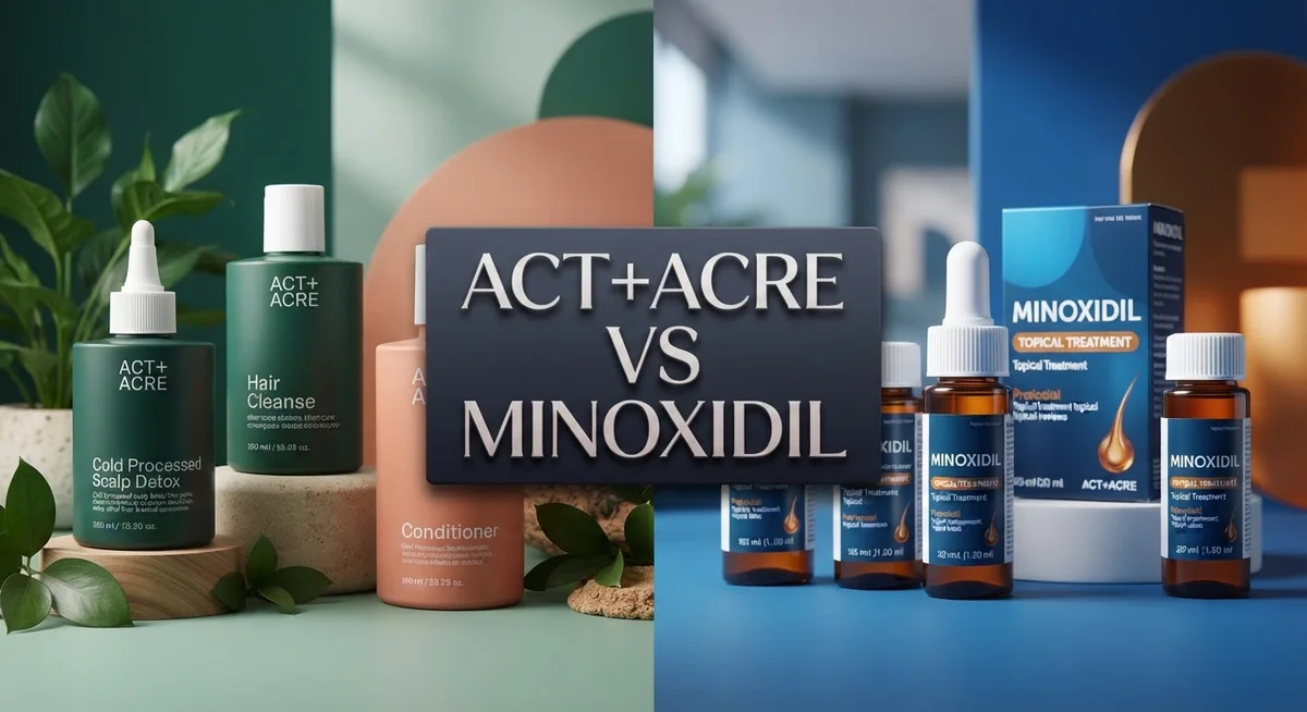 Act+Acre vs Minoxidil: Natural Scalp Wellness vs FDA-Approved Treatment