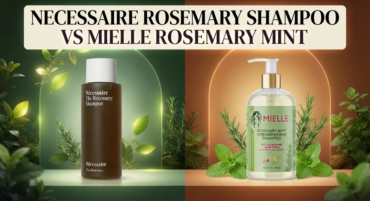 Necessaire Rosemary Shampoo vs Mielle Rosemary Mint