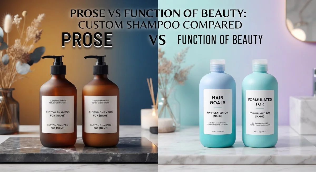 Prose vs Function of Beauty: Custom Shampoo Comparison