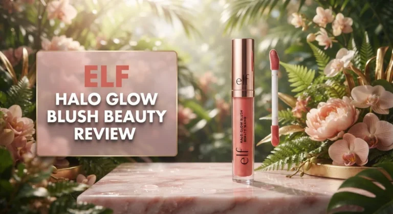 Elf Halo Glow Blush Beauty Wand Review: Liquid Blush Formula & Application